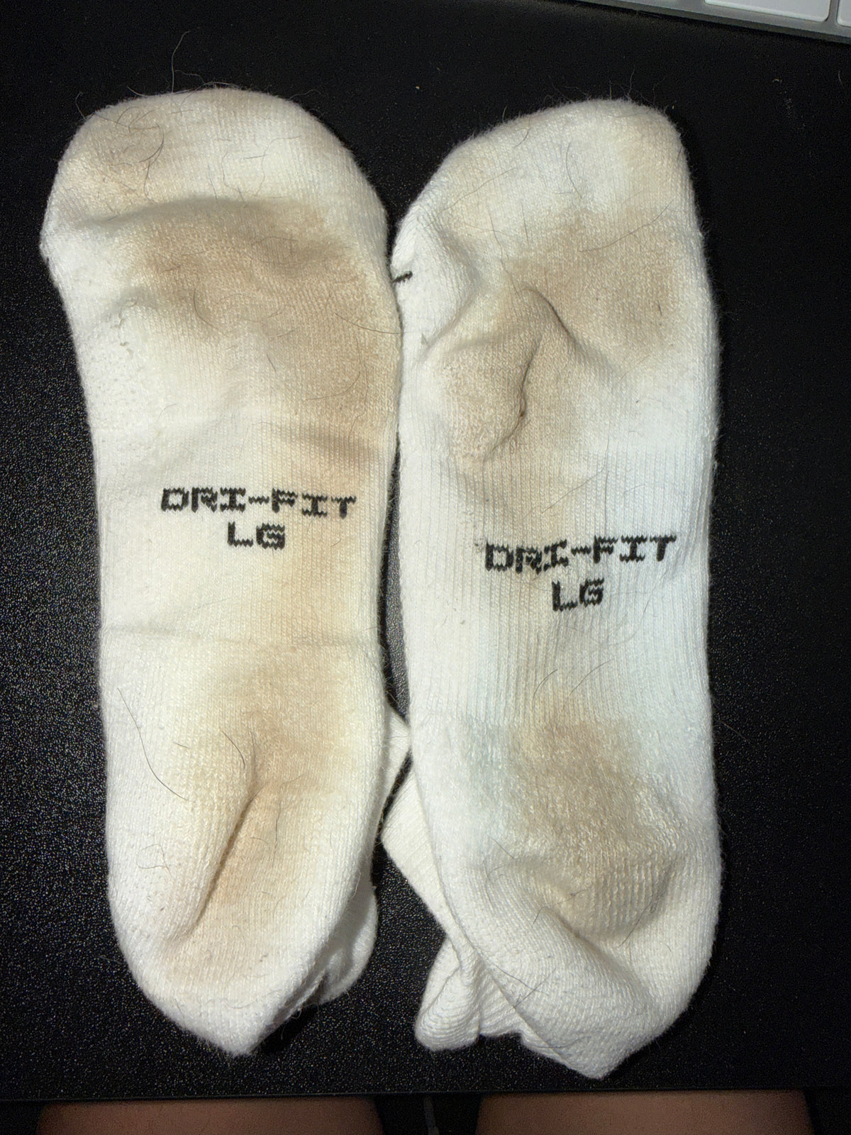 Nike Dri-fit ankle socks (worn 5 days)