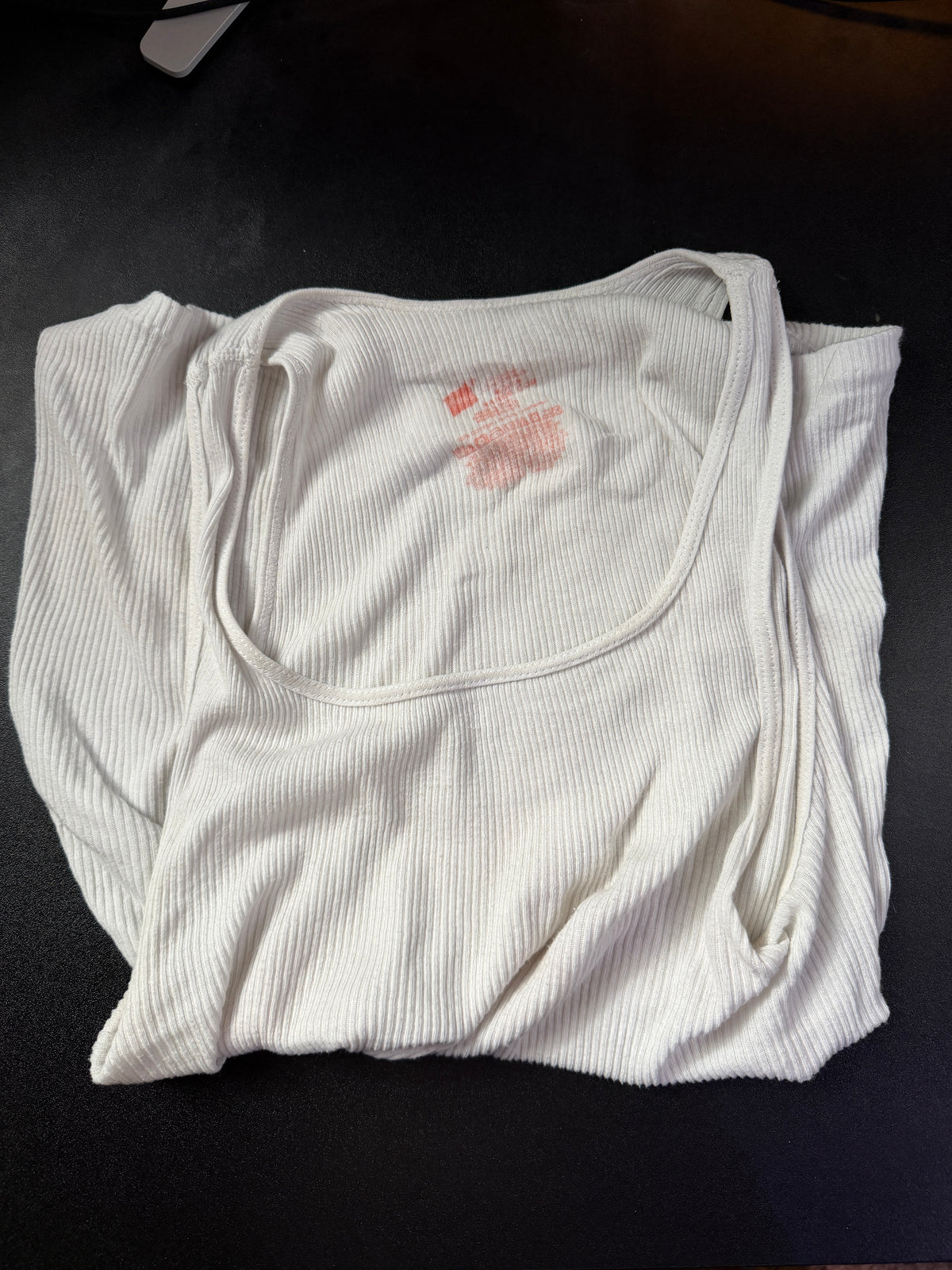 White tank top (worn 4 days)